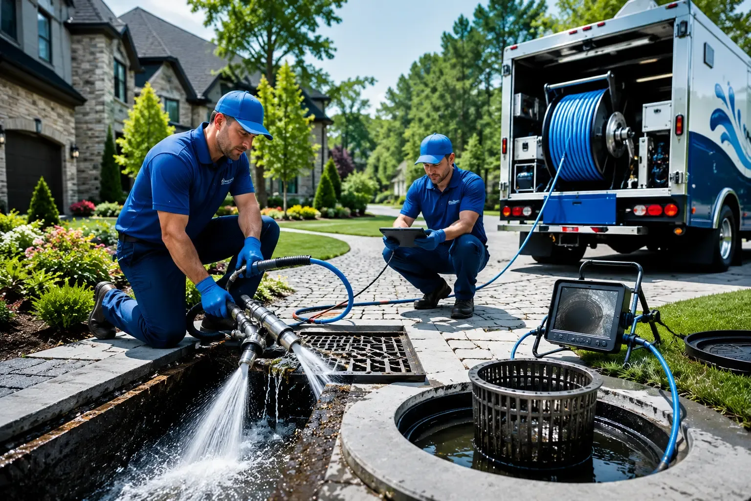 Local outdoor drain cleaning professionals in Calypso, NC